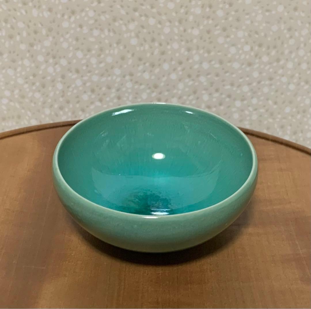 【希少作】酒器　川瀬忍 作　翠瓷盃　人気作家