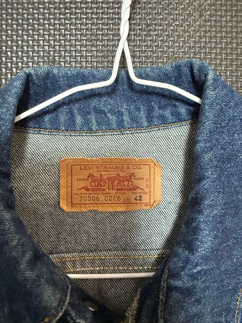 Levi's Gジャン 75006 サイズ42 リーバイス　USA アーカンソー