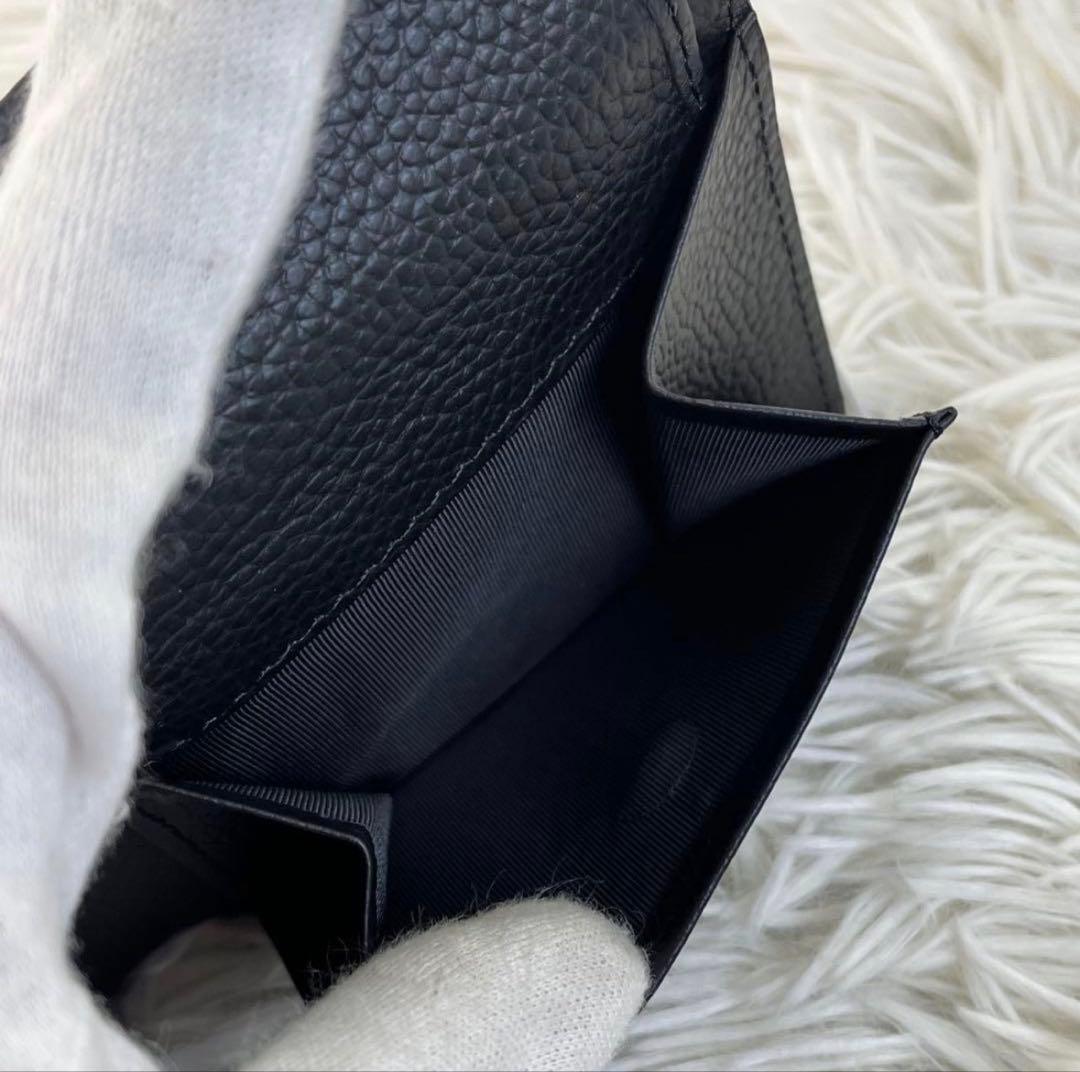 POLO RALPH LAUREN レザー　二つ折り財布　ブラック