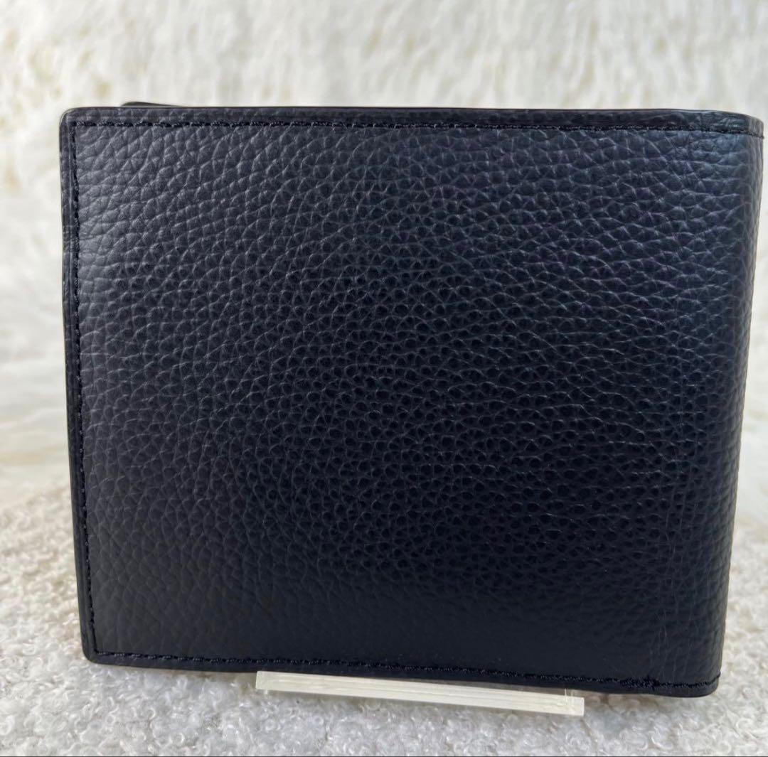 POLO RALPH LAUREN レザー　二つ折り財布　ブラック