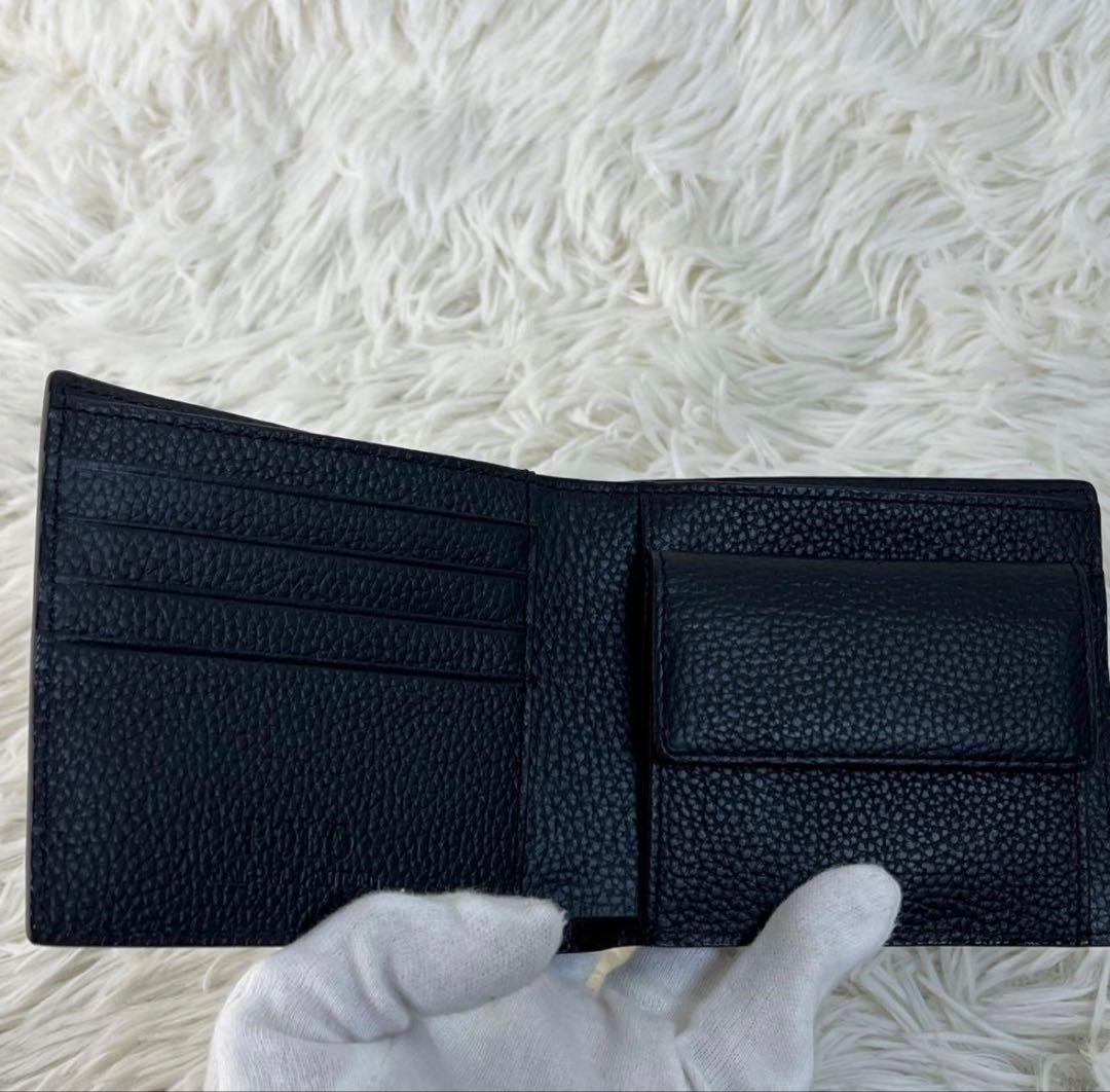 POLO RALPH LAUREN レザー　二つ折り財布　ブラック