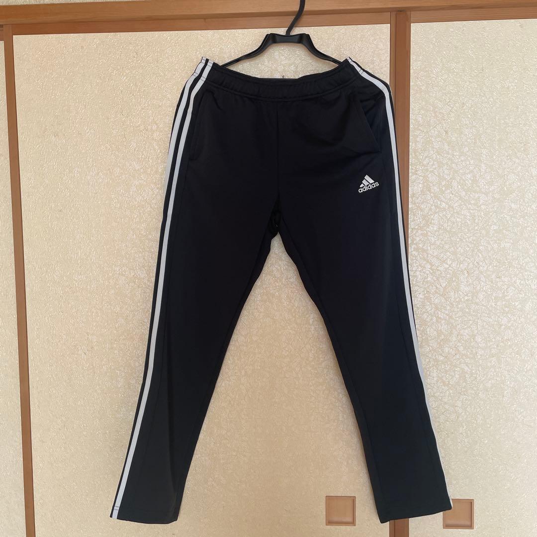 adidas ブラック ジャージジャケット M