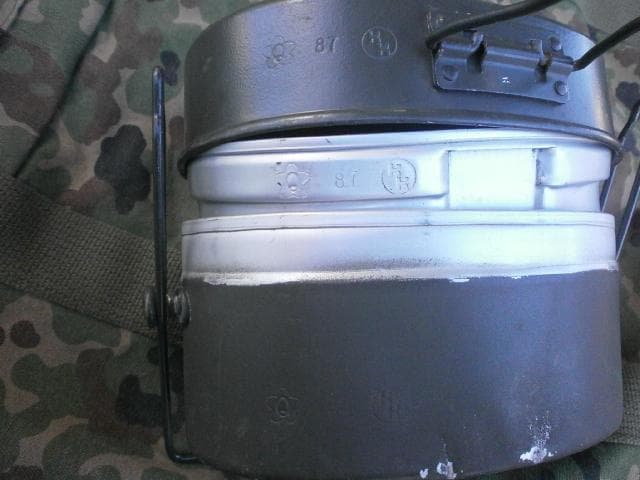 ワ*ン様 自衛隊　本物　戦闘飯盒　Ⅱ型　 はんごう 87年90年