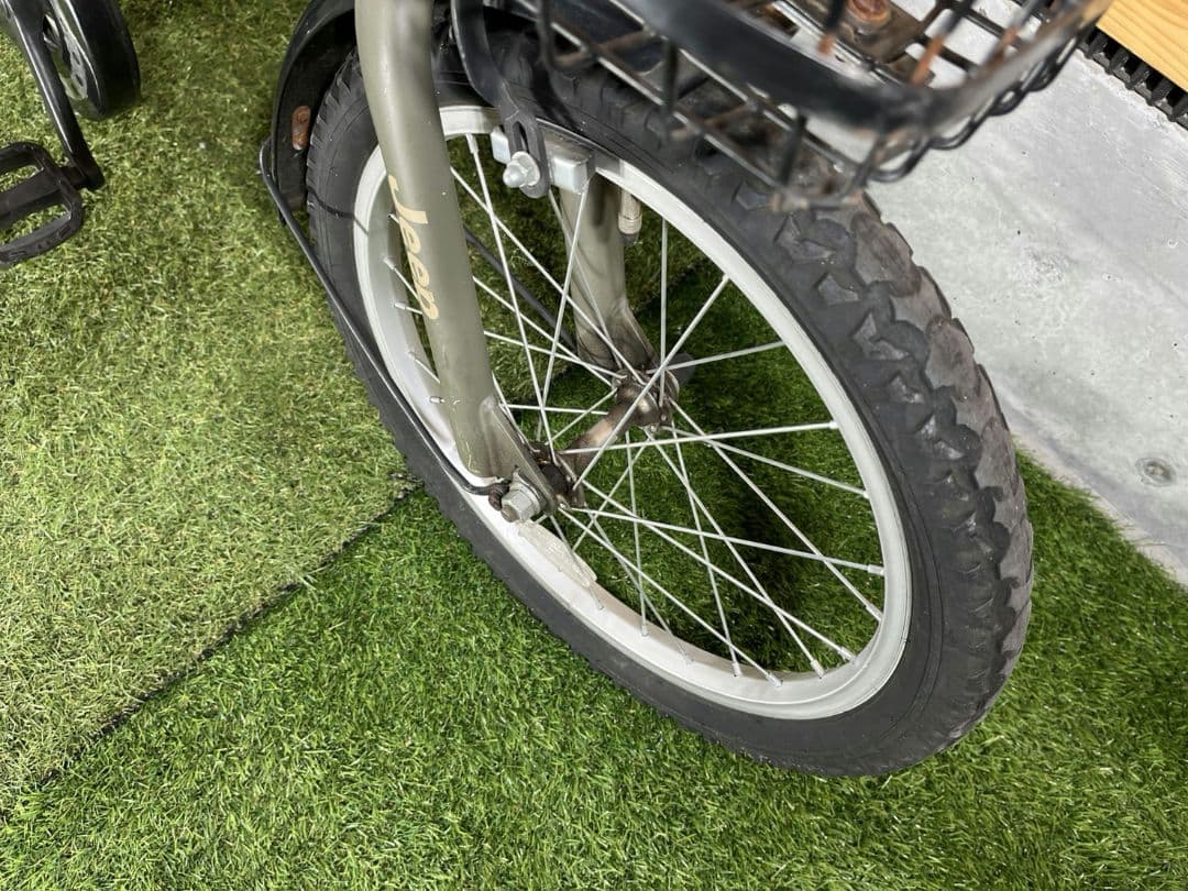 お引き取り限定 Jeep 18インチ お子様向け自転車 シングルギア