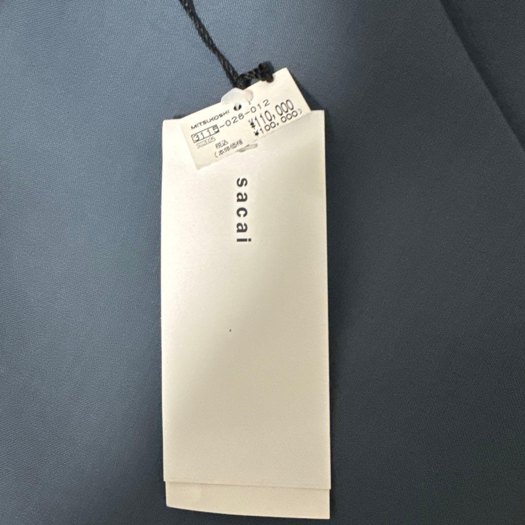 25SS Sacai Suiting Bonding Pants グレー2