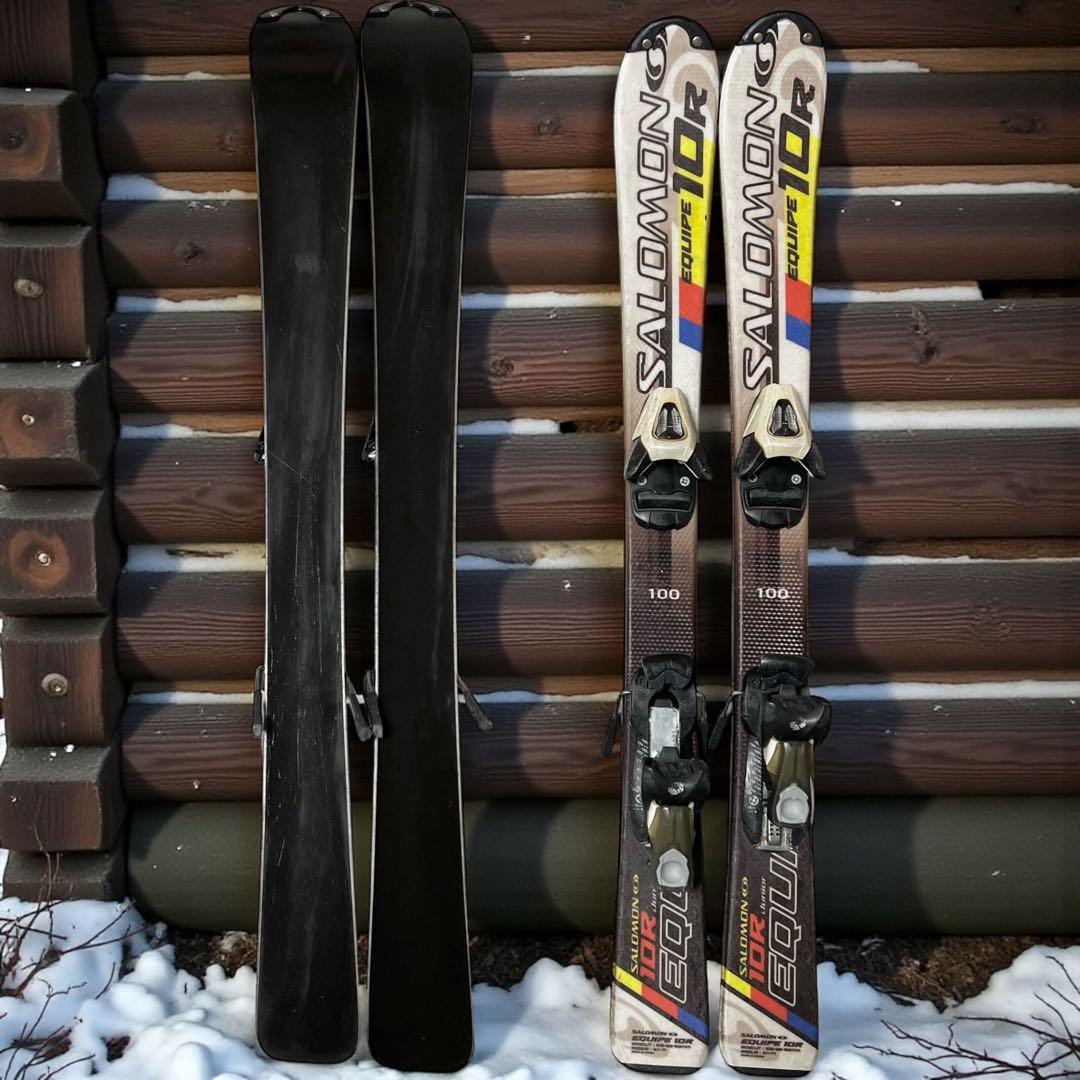 ジュニアスキー　ブーツ　セット EQUIPE 10R 100 SALOMON