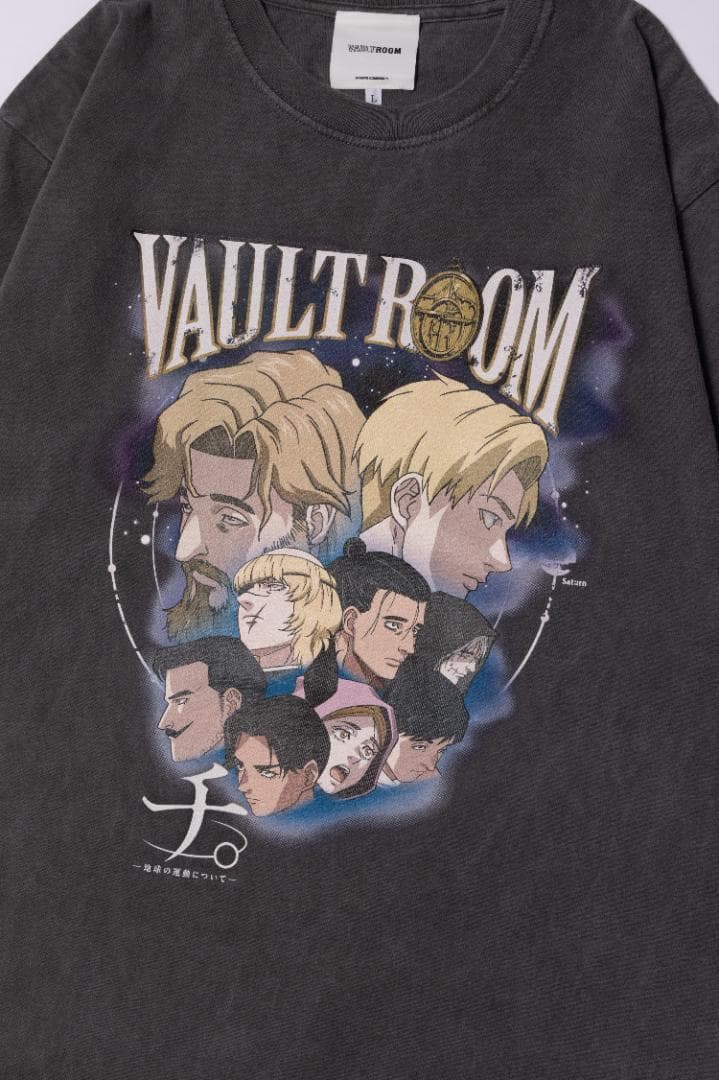 vaultroom チ。-地球の運動について- ORB TEE CHARCOAL