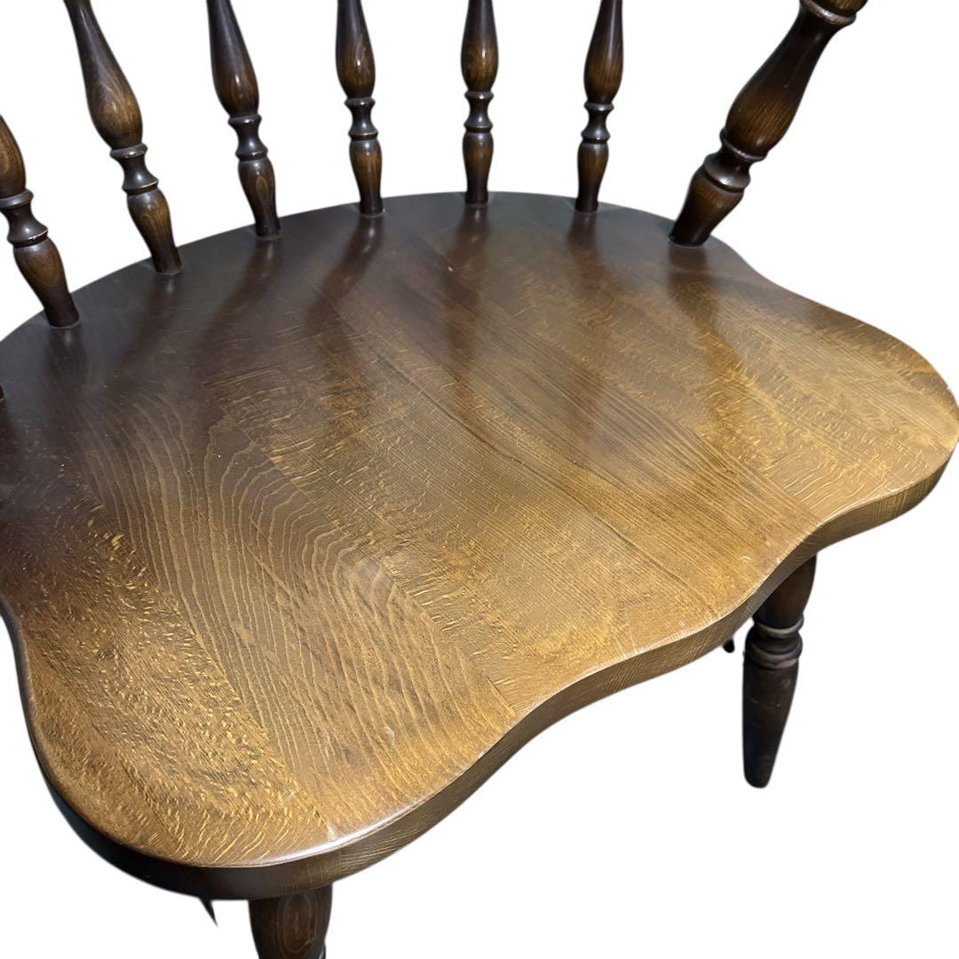 飛騨産業 ウィンザーアームチェア ダイニングチェア レトロ 椅子 キツツキ