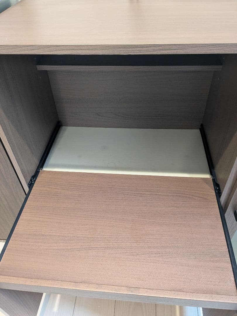 コッコ　ニトリ レンジ台 食器棚 NRE9090G MBR