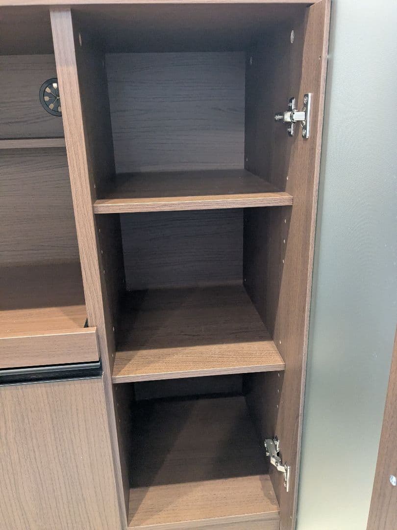 コッコ　ニトリ レンジ台 食器棚 NRE9090G MBR