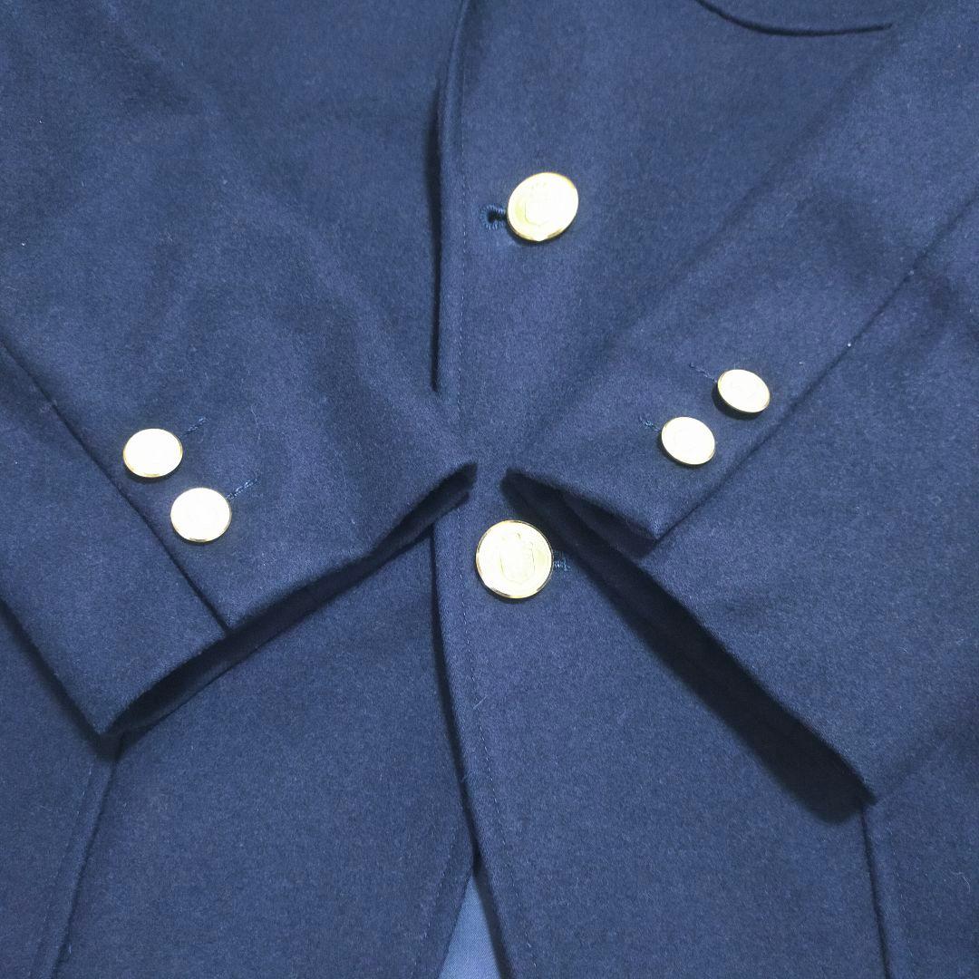 【極美品】ジェイプレスJ.PRESS・紺ブレザー・フランネル・ネイビー金ボタンM