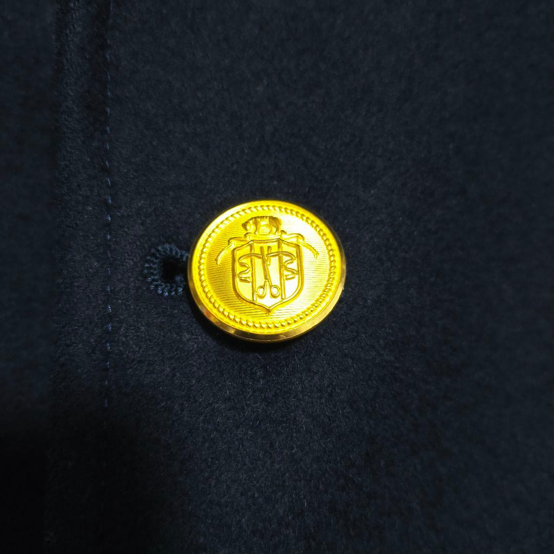 【極美品】ジェイプレスJ.PRESS・紺ブレザー・フランネル・ネイビー金ボタンM