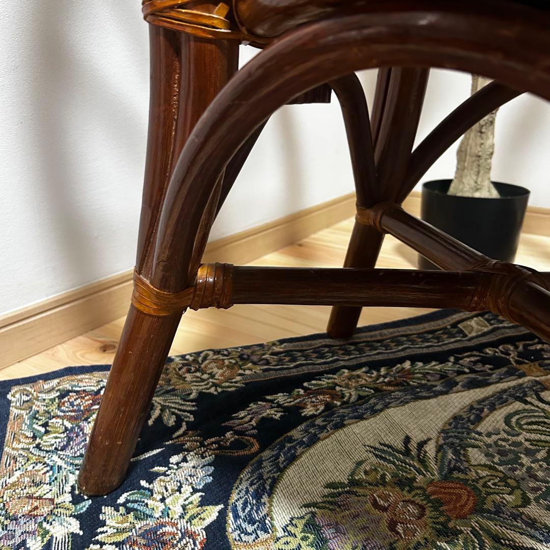 ウッド製ダイニングチェア 2脚セット グリーン