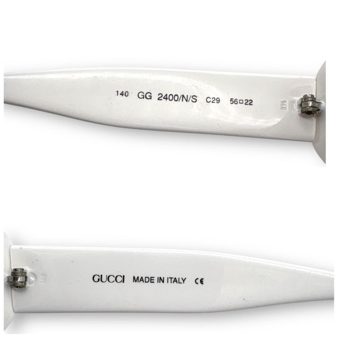 小物 GUCCI sunglasses GG  Cobain white