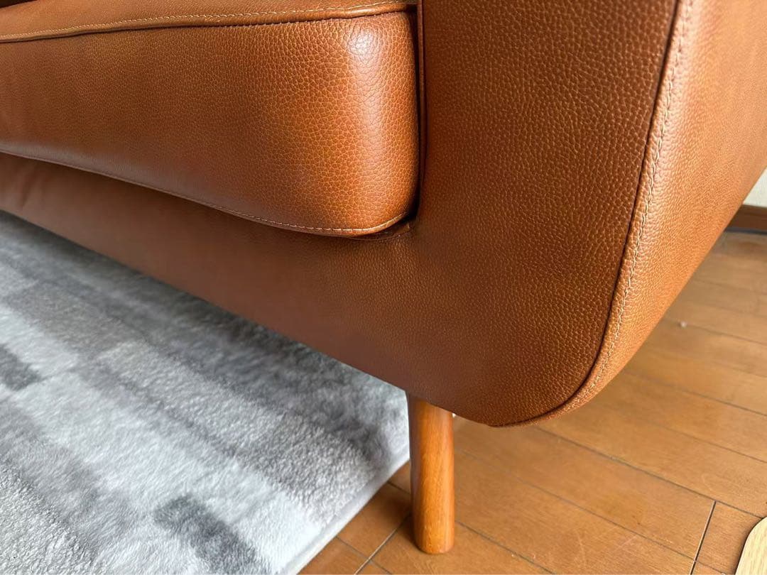 ニトリ3人掛け本革ソファ(フィルン)