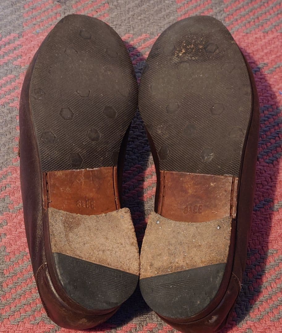 フェラガモ ローファー ガンチーニ 茶 ブラウン　26.5cm相当 8 1/2