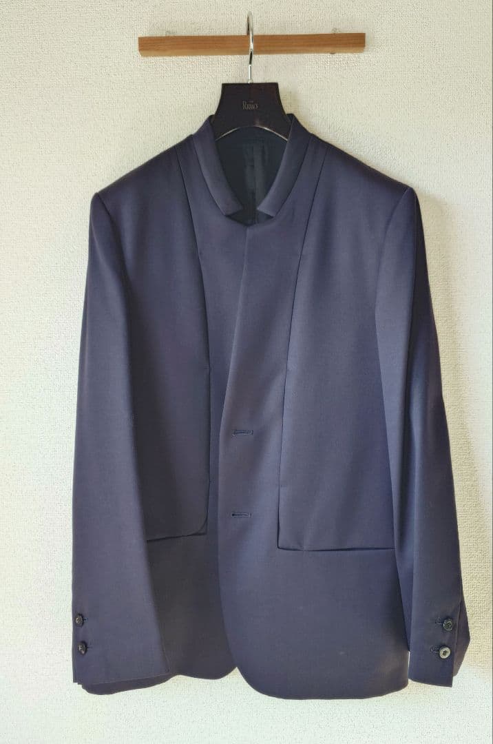 【未使用】IRENISA LAPEL LESS CUTTING JACKET