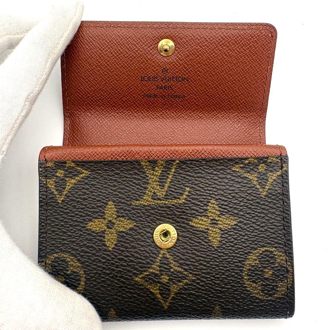 【極美品】ルイヴィトン ケース モノグラム ポルトモネプラ M61930