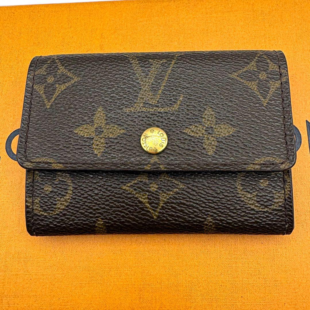 【極美品】ルイヴィトン ケース モノグラム ポルトモネプラ M61930