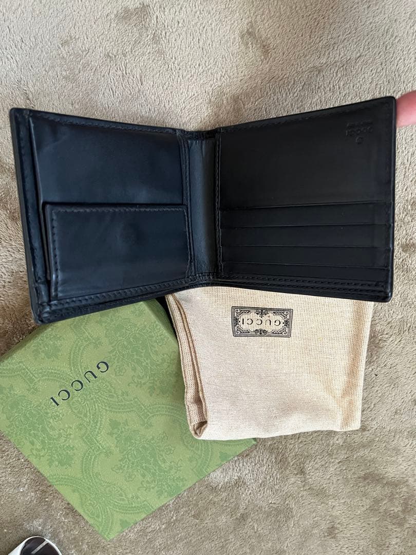 ✨グッチ キングスネーク GGスプリーム 折り財布 コンパクト 蛇