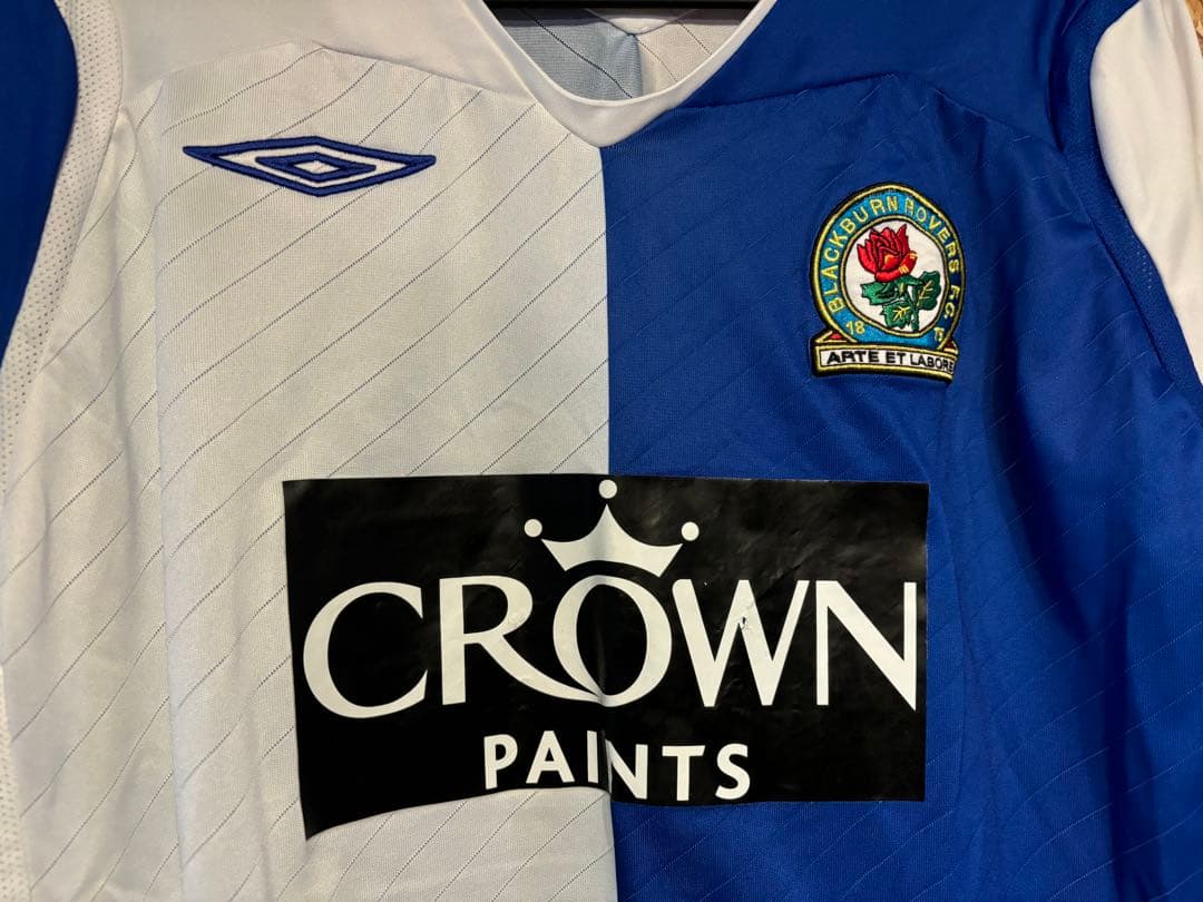 ブラックバーン 08/09 ホーム ユニフォーム L アンブロ