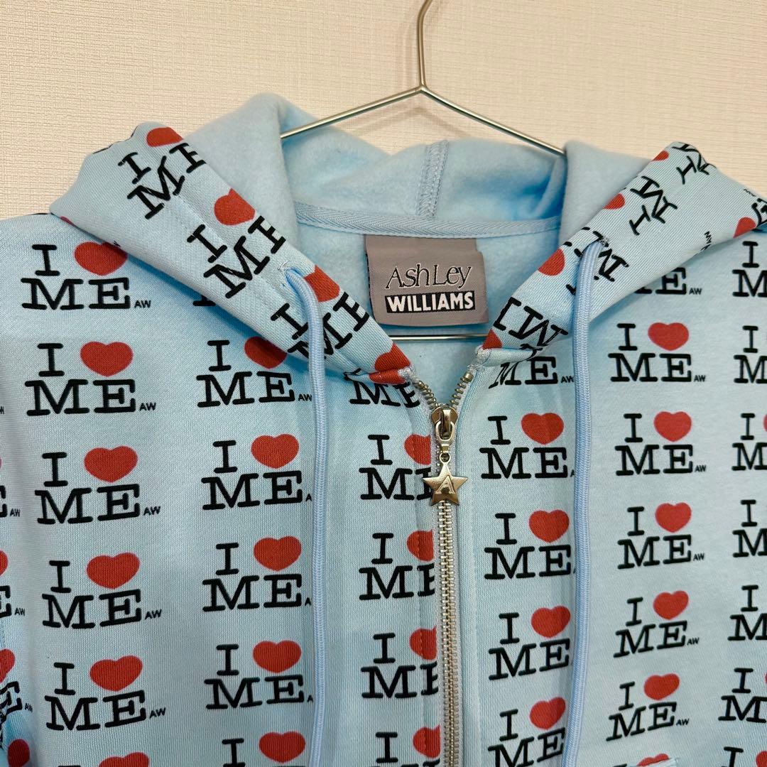 Ashley Williams パーカーブルーS