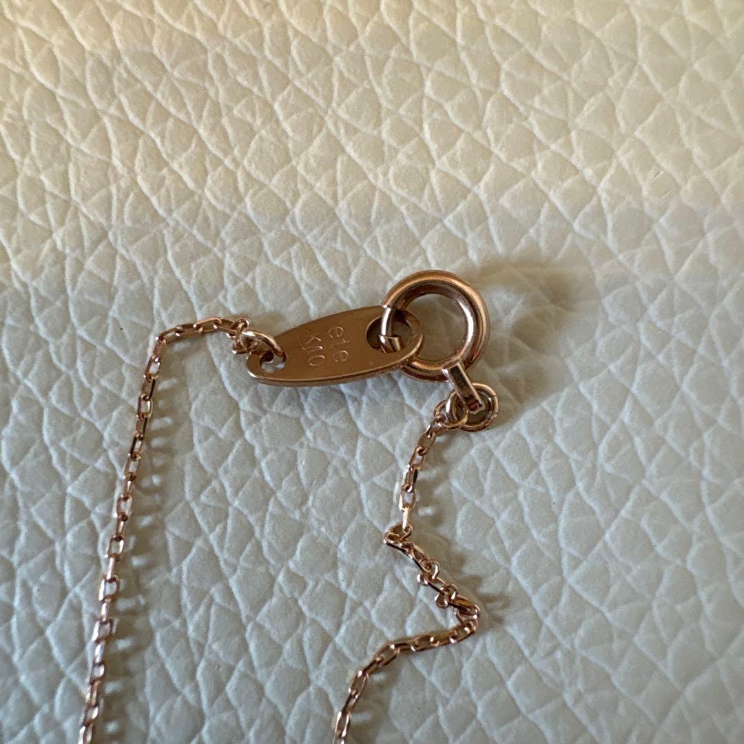 【NYLove】ete K10MPG パール/ダイヤモンド ネックレス