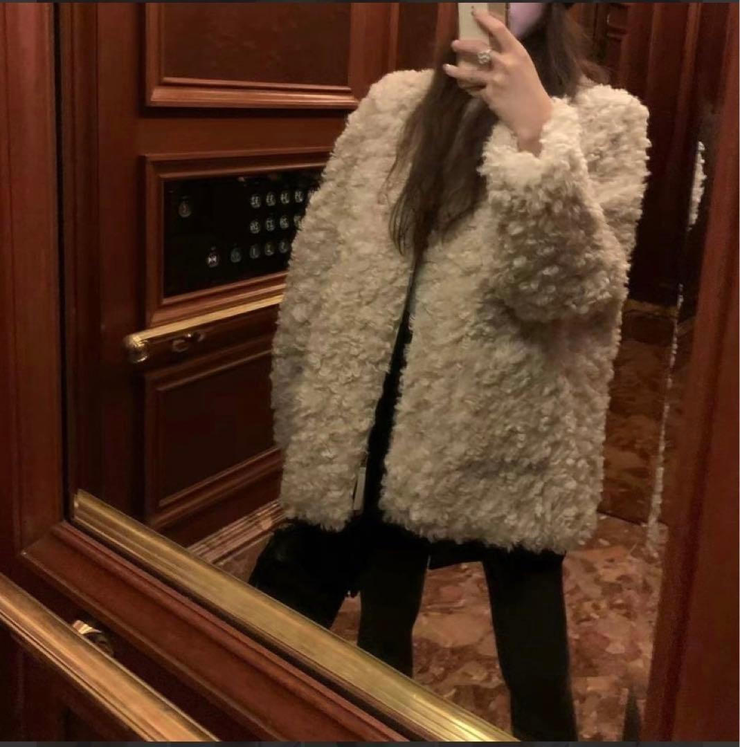 【moripon】みさん様プードルファーコート