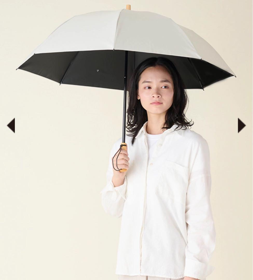 【サンバリア100】折りたたみ日傘　２段折 / moku グレー