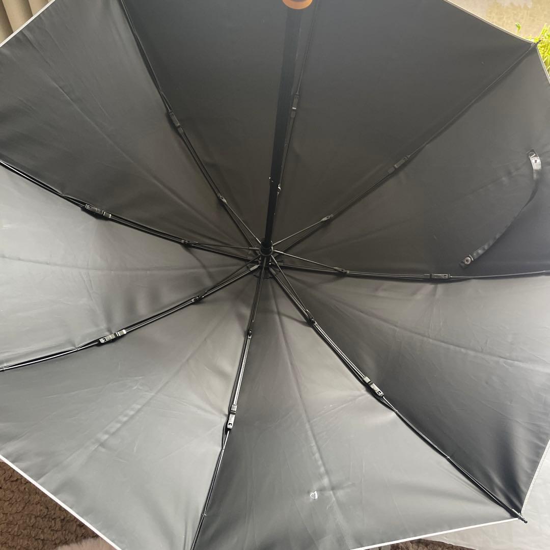 【サンバリア100】折りたたみ日傘　２段折 / moku グレー