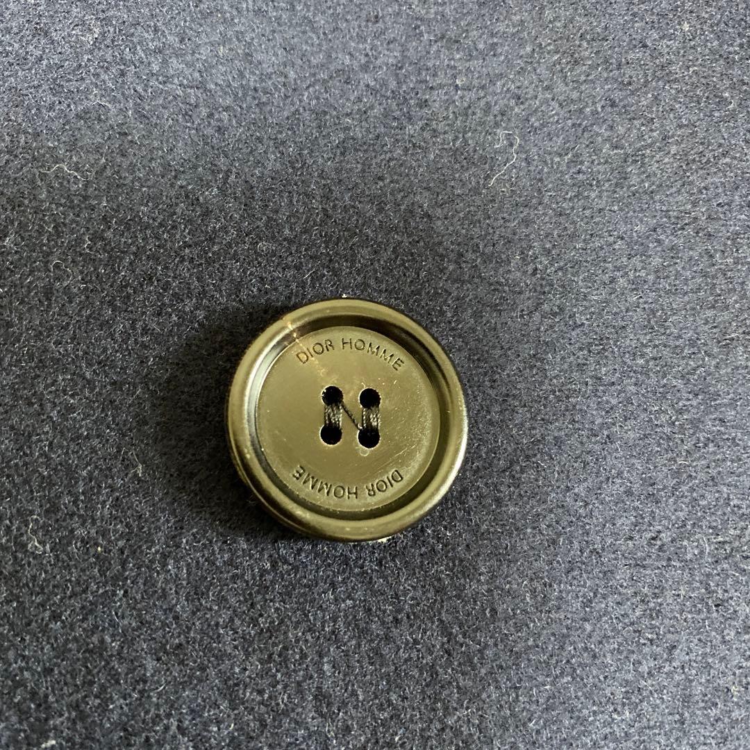 Diorオム ネイビー ダブルブレスト ピーコート