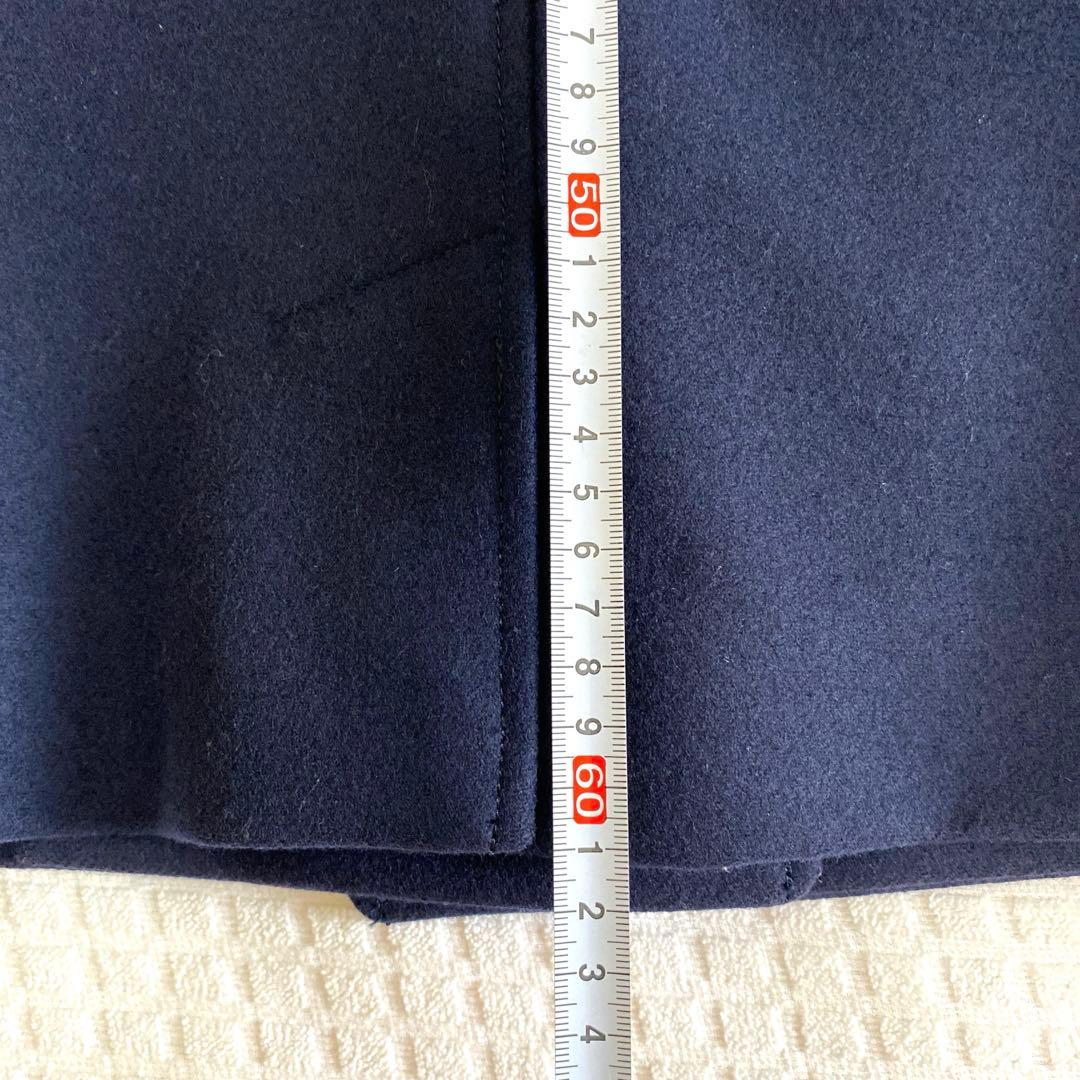 Diorオム ネイビー ダブルブレスト ピーコート