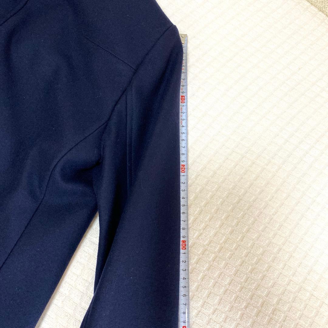 Diorオム ネイビー ダブルブレスト ピーコート