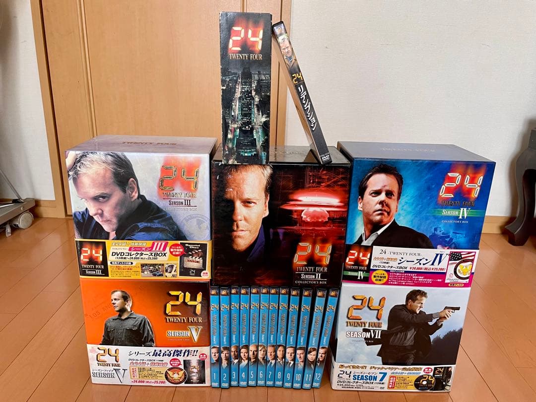 24-TWENTY FOUR- シーズンI〜Ⅶ DVDセット90枚まとめ売り