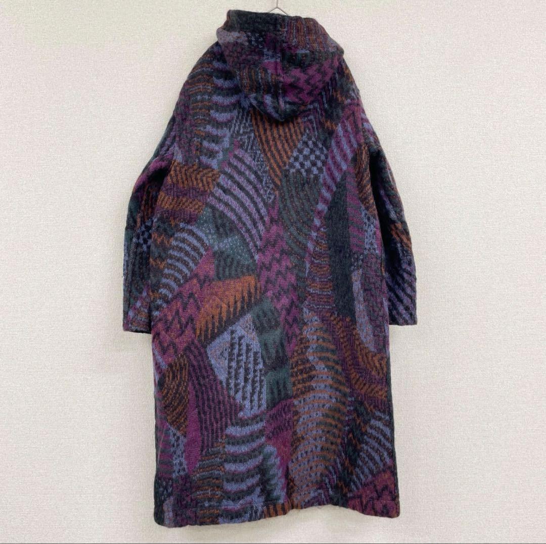 MISSONI フード付き ロングコート ダウン 中綿