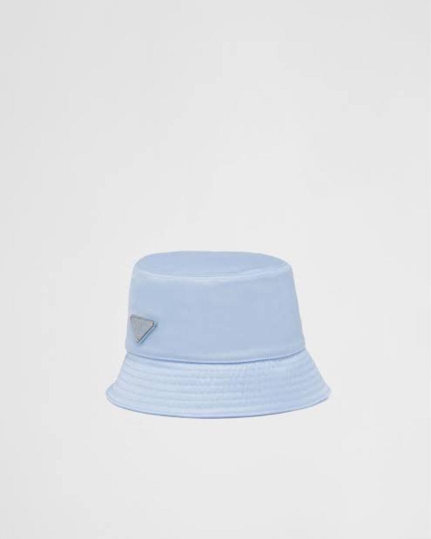 PRADA Re-Nylon Bucket Hut M ライトブルー