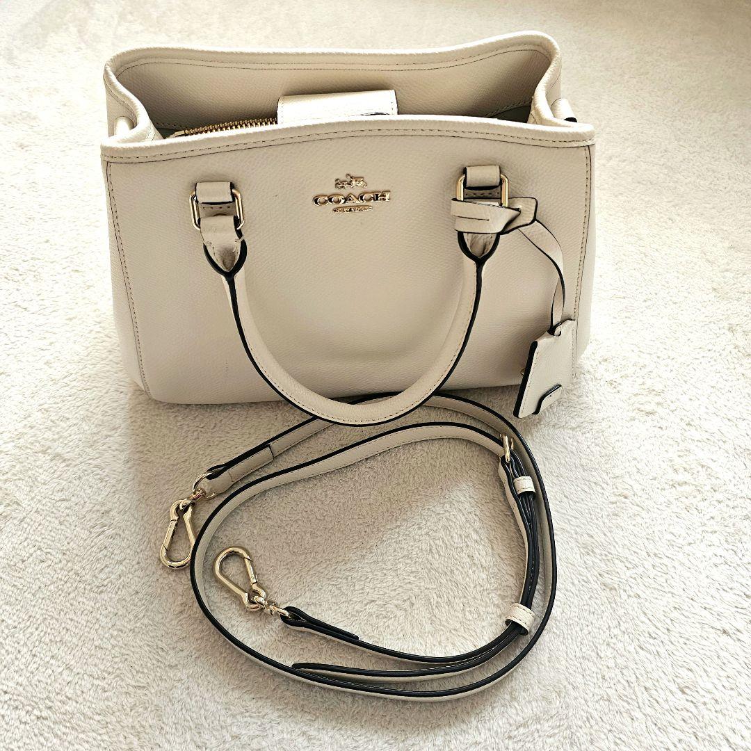 COACH　ショルダーバッグ　ハンドバッグ　2way　 ショルダーストラップ付き