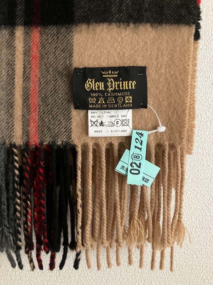 Glen Prince 100%カシミヤ ストール　ショール　大判ストール