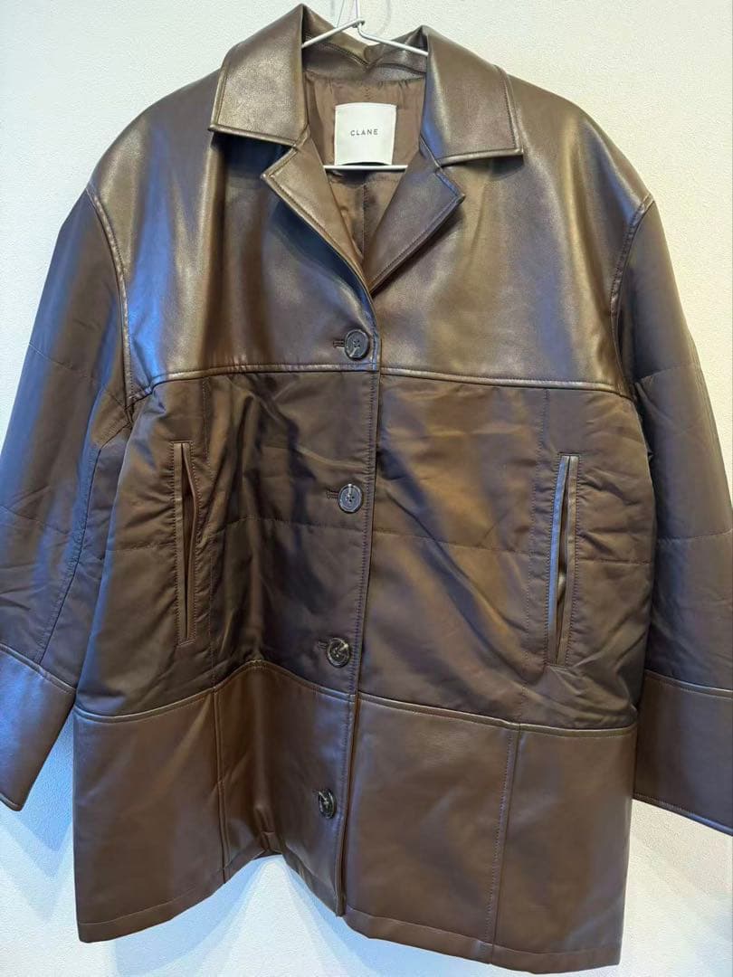 ジャケット・アウター CLANE LEATHER SWITCHING OVER JACKET