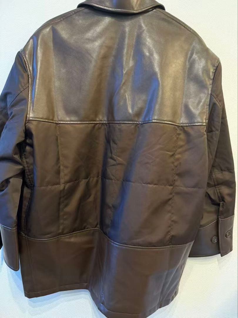 ジャケット・アウター CLANE LEATHER SWITCHING OVER JACKET