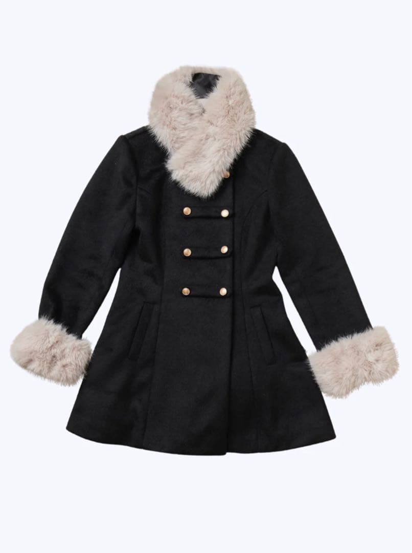 Treat Ürself Muse fur flare coat