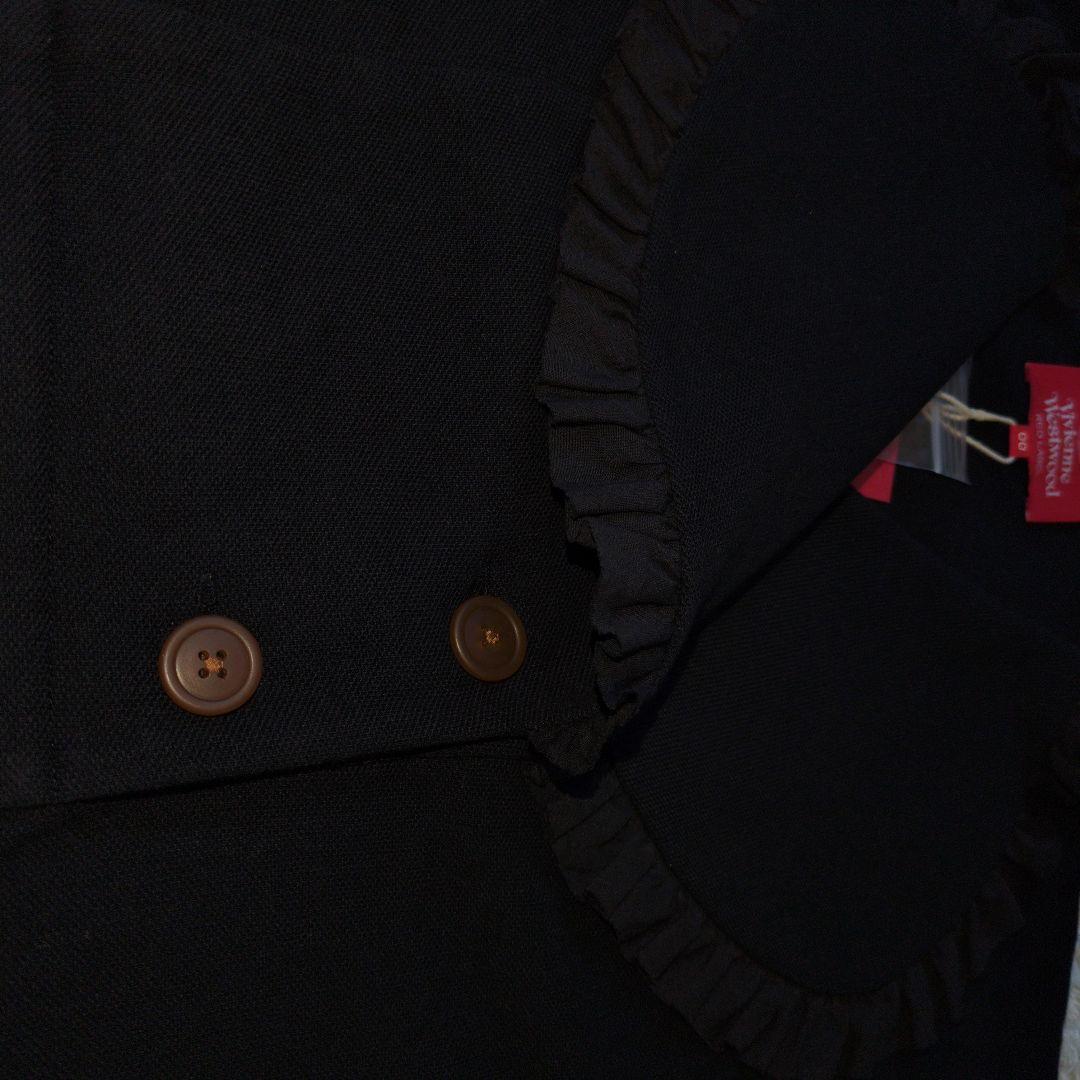 ☆未使用☆ヴィヴィアンウエストウッド　ラブフリル　ポロ　オーブ　半袖　ブラック