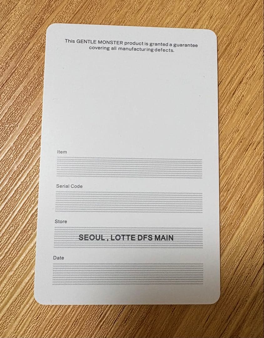 GENTLE MONSTER PASTEL クリアサングラス