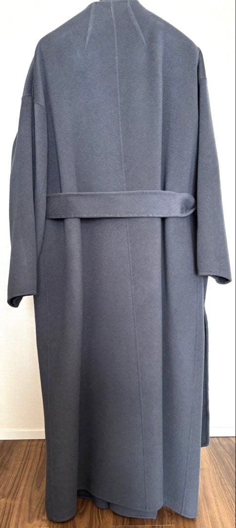 アンクレイヴ　リバーウールロングコート　グレーサイズ1