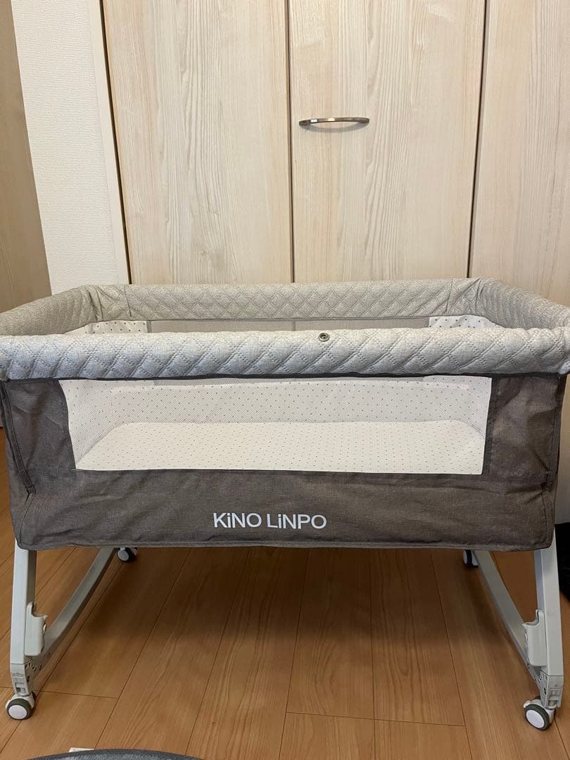 ベビーベッド 添い寝 乳児用ベッド 新生児ベッド 乳児用ベッド 高さ6段調節可能