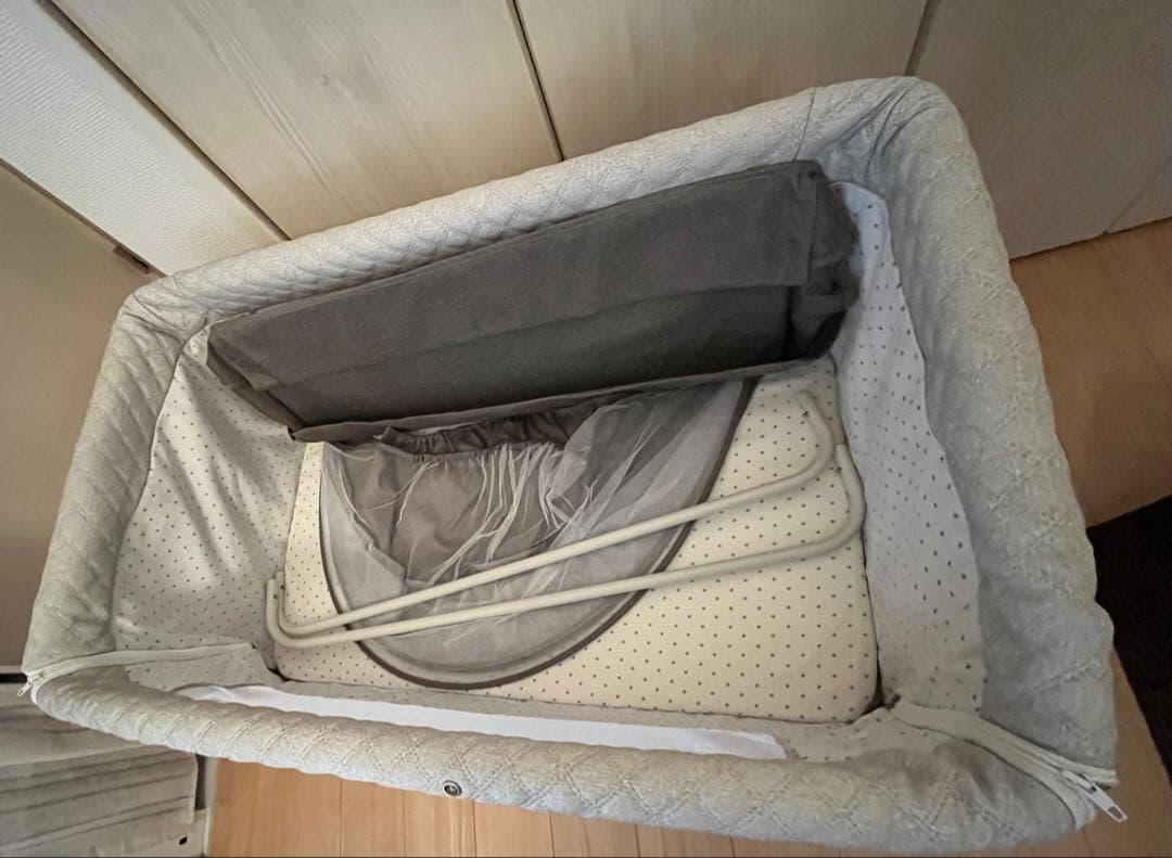 ベビーベッド 添い寝 乳児用ベッド 新生児ベッド 乳児用ベッド 高さ6段調節可能