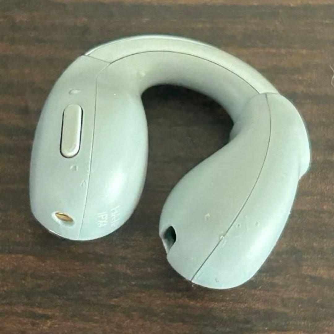 victor ワイヤレスイヤホン ha-np1t アイスグレー イヤーカフ