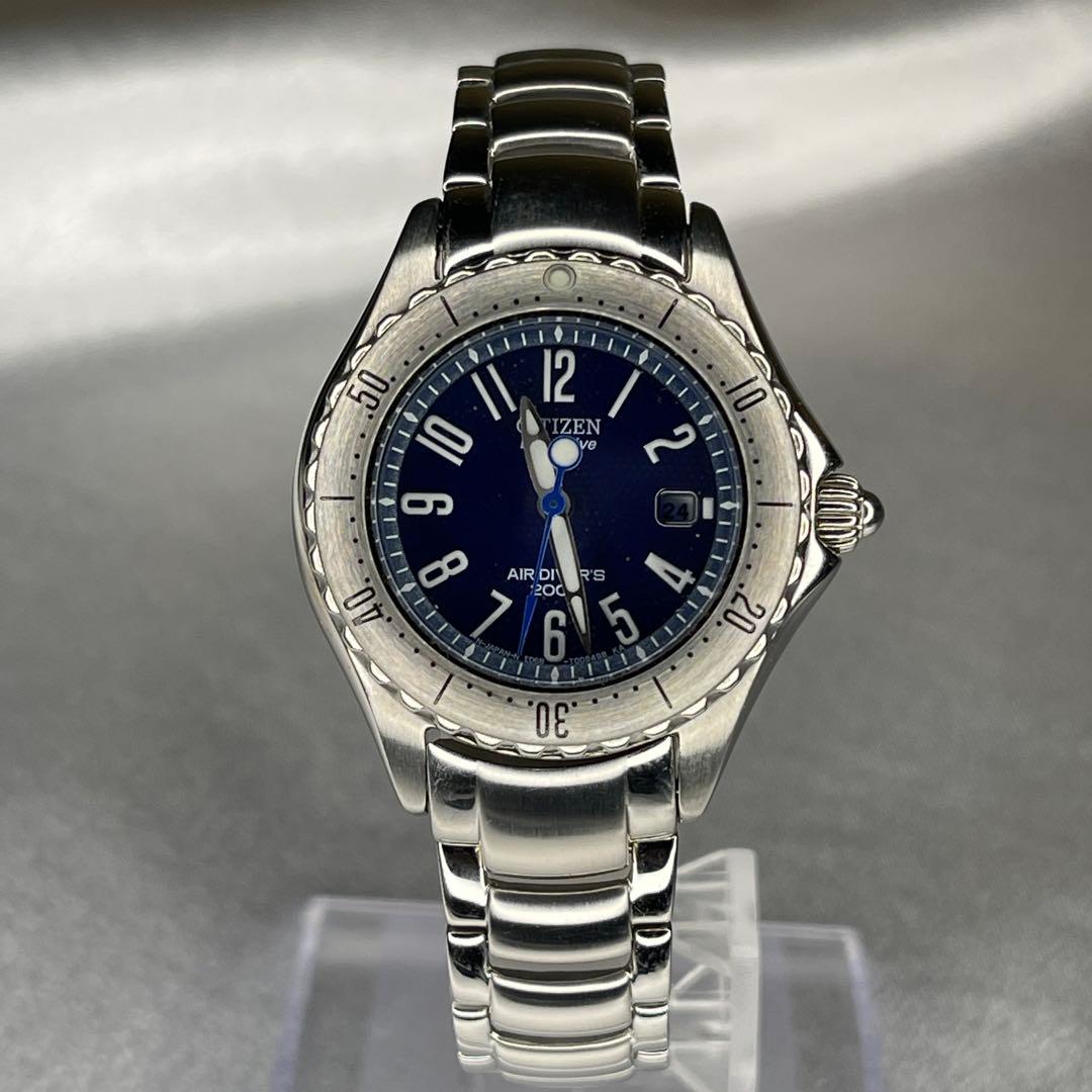 CITIZEN ECO DRIVE レディース ダイバーズウォッチ 美品