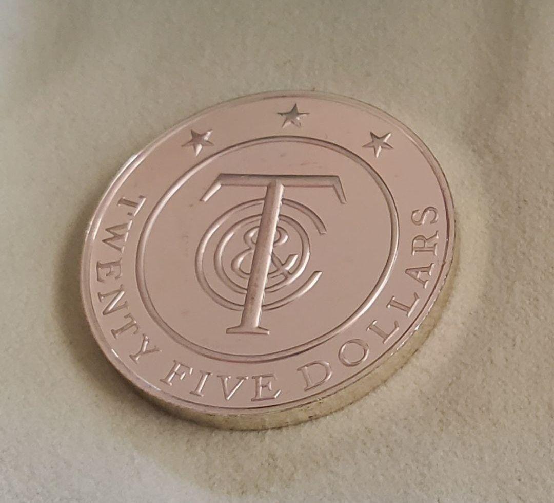 【ラスト①】【希少】TIFFANY ティファニー 25ドル マネー 新品