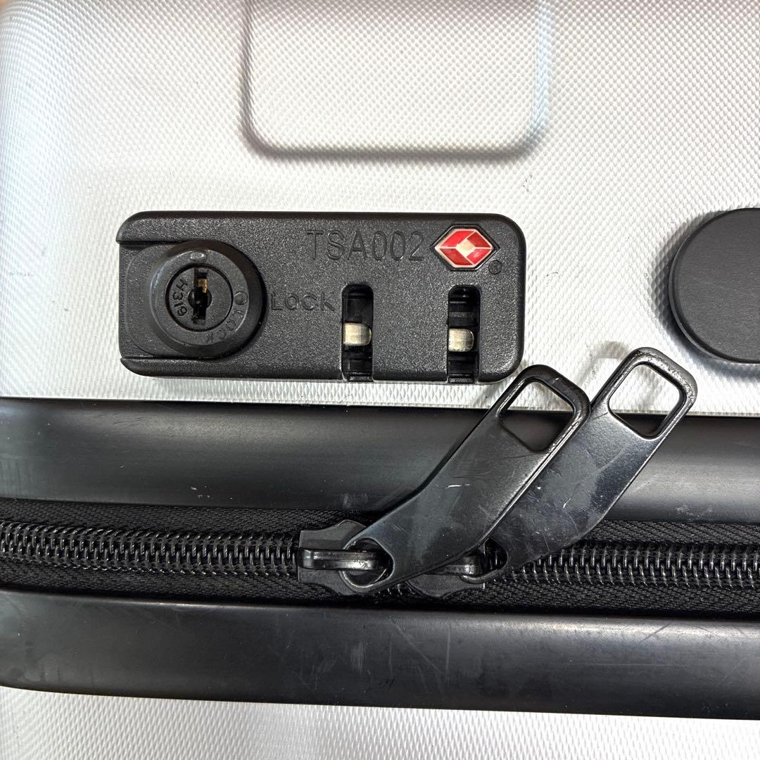 無印良品 バーを自由に調節できるハードキャリーケース36L シルバー